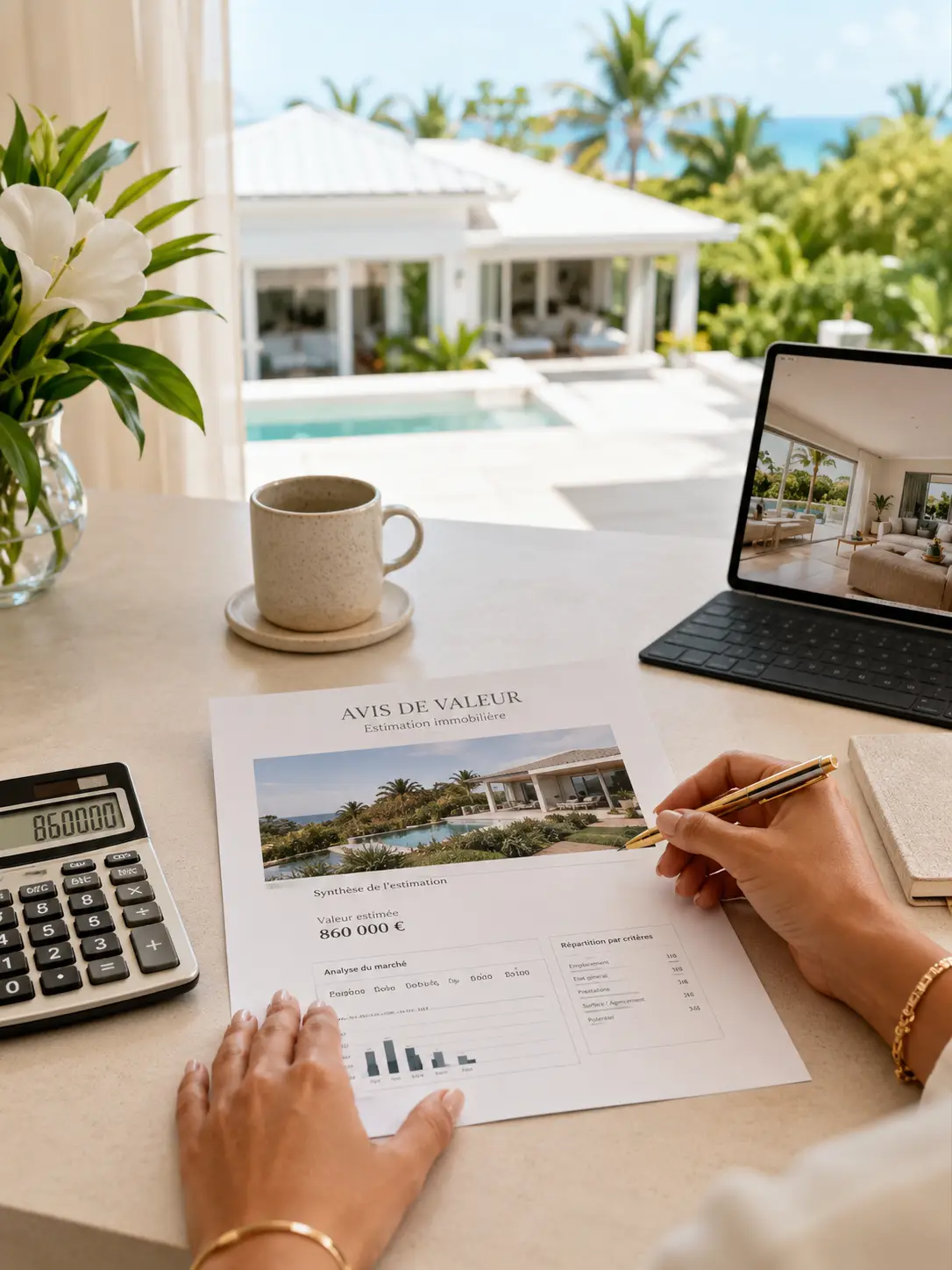 Avis de valeur immobilier en Guadeloupe avec dossier d’estimation